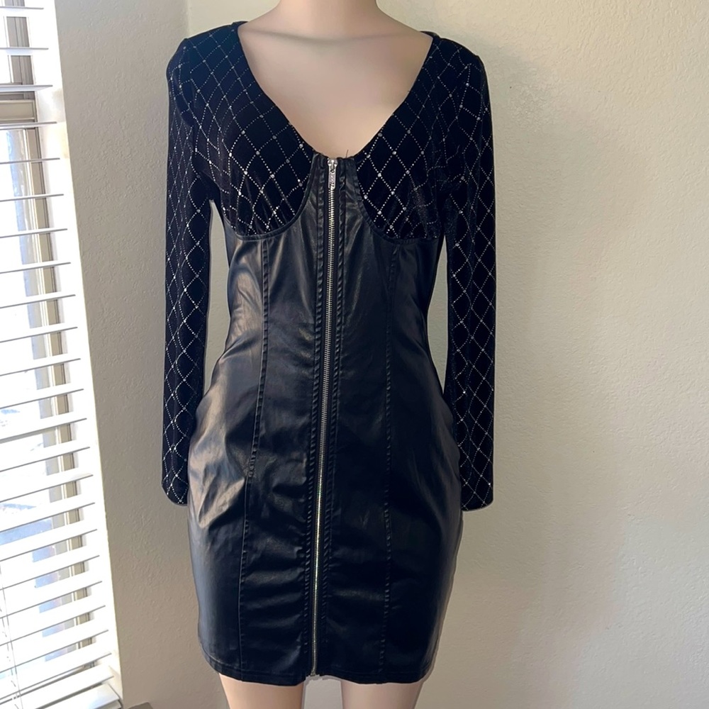 Zip up holiday dress